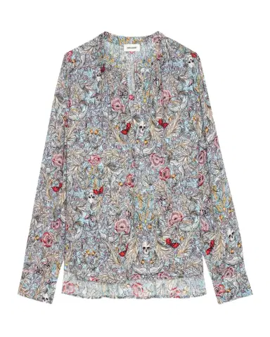 Zadig & Voltaire Tink Soft British Flowers Blouse | Thumbnail 1 Zadig & Voltaire Tink Soft British Flowers Blouse | Thumbnail 1