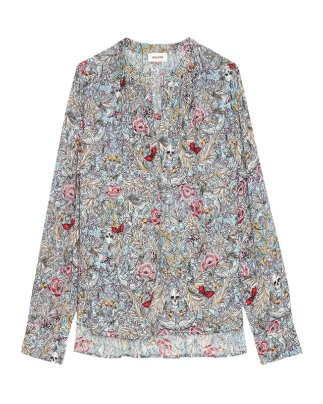 Zadig & Voltaire Tink Soft British Flowers Blouse