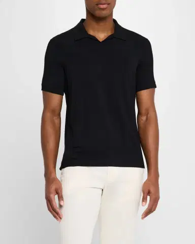 Giorgio Armani Men's Jersey Polo Shirt | Thumbnail 4