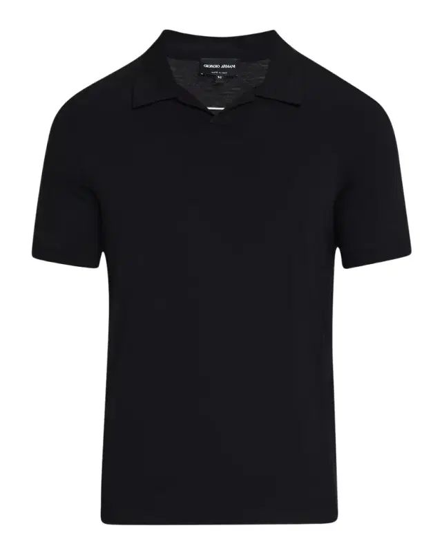 Giorgio Armani Men 's Jersey Polo Shirt