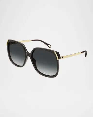 Chloé Square Acetate Sunglasses | Thumbnail 3 Chloé Square Acetate Sunglasses | Thumbnail 3