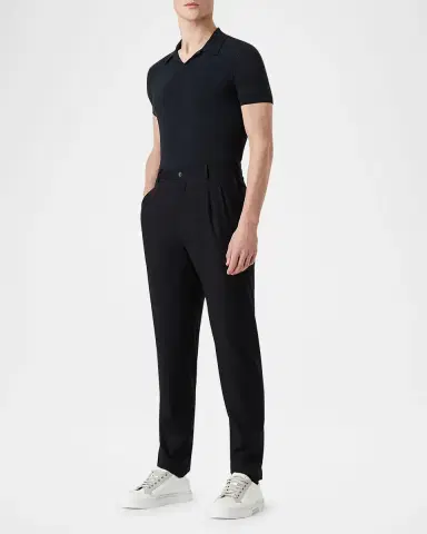 Giorgio Armani Men's Jersey Polo Shirt | Thumbnail 2