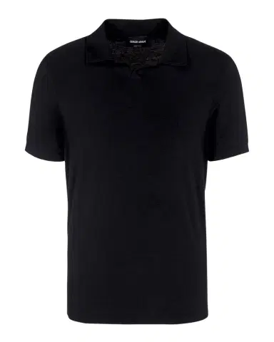 Giorgio Armani Men's Jersey Polo Shirt | Thumbnail 1