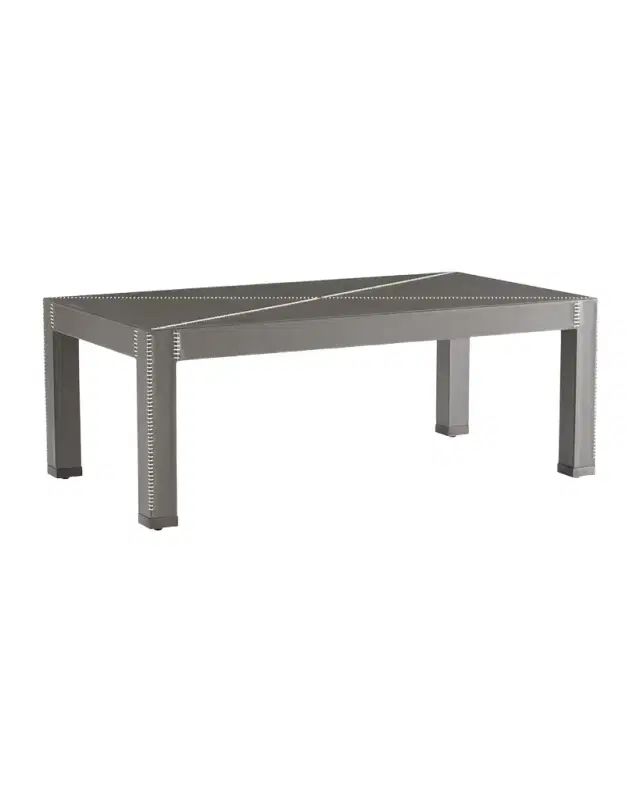 Arteriors Hidalgo Leather Cocktail Table