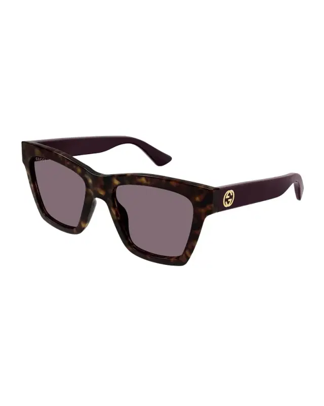 Cat-Eye Gradient Plastic Sunglasses