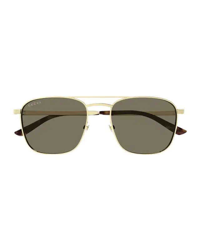 Gucci Men 's GG1881SM Metal Aviator Sunglasses