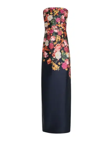 SACHIN & BABI Sophia Strapless Floral-Print Column Gown | Thumbnail 1 SACHIN & BABI Sophia Strapless Floral-Print Column Gown | Thumbnail 1