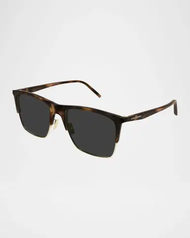 Saint Laurent Men's SL 768M Acetate Rectangle Sunglasses | Thumbnail 3 Saint Laurent Men's SL 768M Acetate Rectangle Sunglasses | Thumbnail 3
