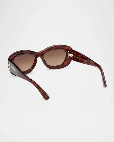 PUCCI Filigree Acetate Oval Sunglasses | Thumbnail 2 PUCCI Filigree Acetate Oval Sunglasses | Thumbnail 2