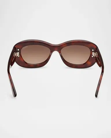 PUCCI Filigree Acetate Oval Sunglasses | Thumbnail 5 PUCCI Filigree Acetate Oval Sunglasses | Thumbnail 5