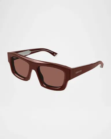 Gucci Men's GG1926SM Acetate Rectangle Sunglasses | Thumbnail 2