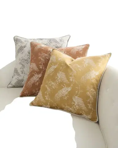 D.V. KAP Home Rococo Decorative Pillow, 24" Square | Thumbnail 1