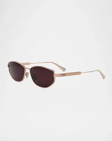 Dior Cannage B1U Metal Sunglasses | Thumbnail 3