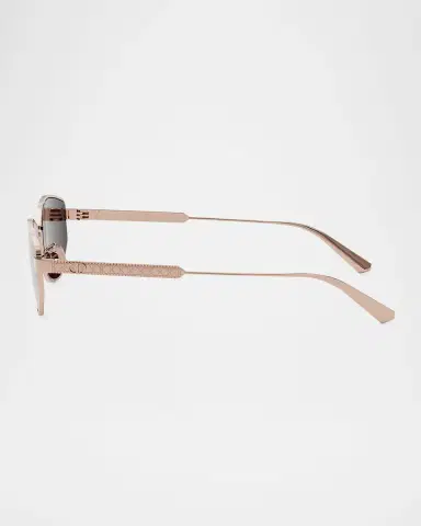 Dior Cannage B1U Metal Sunglasses | Thumbnail 4
