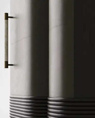 Arteriors Sherbourne Tall Leather Cabinet | Thumbnail 5