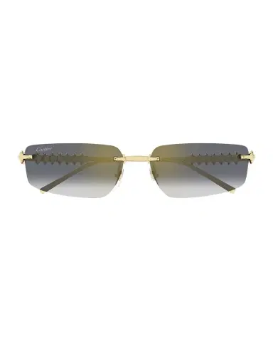 Cartier Rimless Metal Rectangle Sunglasses | Thumbnail 1