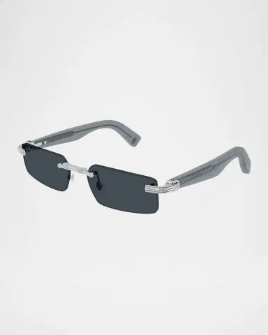 Cartier Men's CT0537SM Metal Rectangle Sunglasses | Thumbnail 3 Cartier Men's CT0537SM Metal Rectangle Sunglasses | Thumbnail 3