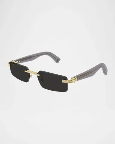 Cartier Men's CT0537SM Metal Rectangle Sunglasses | Thumbnail 3 Cartier Men's CT0537SM Metal Rectangle Sunglasses | Thumbnail 3