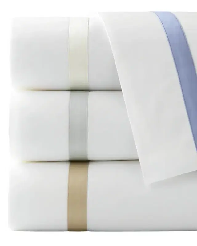 Matouk 600 Thread Count Lowell Flat Sheet