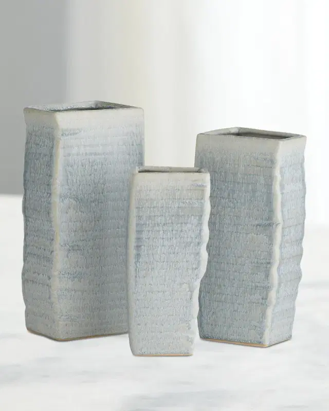 Arteriors Fisher Vases, Set of 3