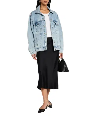 Anine Bing Bar Silk Skirt | Thumbnail 1