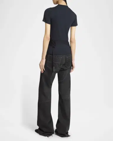 Balenciaga Lingerie Short-Sleeve T-Shirt | Thumbnail 2