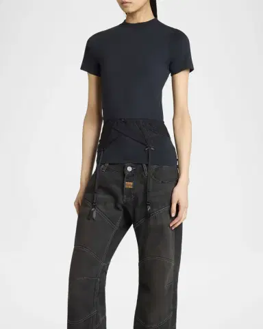 Balenciaga Lingerie Short-Sleeve T-Shirt | Thumbnail 3