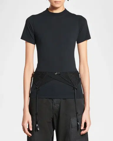 Balenciaga Lingerie Short-Sleeve T-Shirt | Thumbnail 8