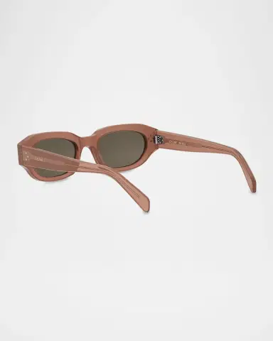 Celine Men's 3 Dots Acetate Rectangle Sunglasses | Thumbnail 2 Celine Men's 3 Dots Acetate Rectangle Sunglasses | Thumbnail 2