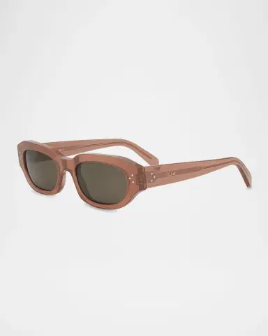 Celine Men's 3 Dots Acetate Rectangle Sunglasses | Thumbnail 3 Celine Men's 3 Dots Acetate Rectangle Sunglasses | Thumbnail 3