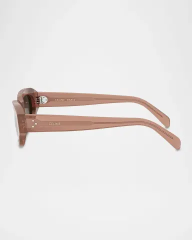 Celine Men's 3 Dots Acetate Rectangle Sunglasses | Thumbnail 4 Celine Men's 3 Dots Acetate Rectangle Sunglasses | Thumbnail 4
