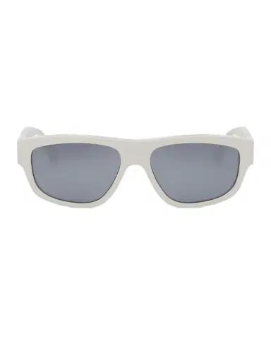 Fendi Men's Diagonal Acetate Rectangle Sunglasses | Thumbnail 1