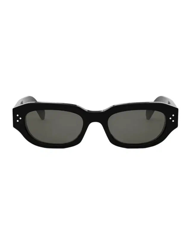 CELINE Men 's 3 Dots Acetate Rectangle Sunglasses