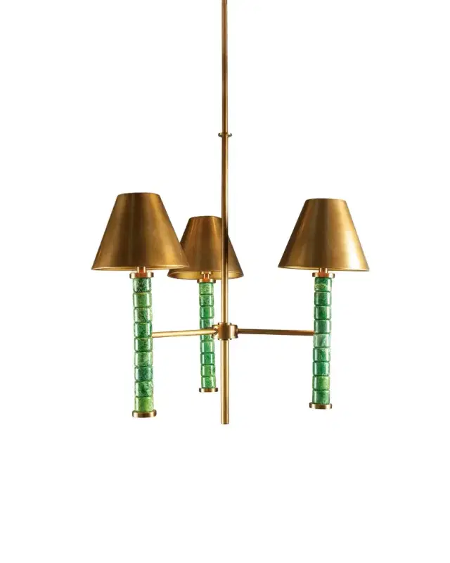 Port 68 Jade Garden 26" 3-Light Pendant Chandelier