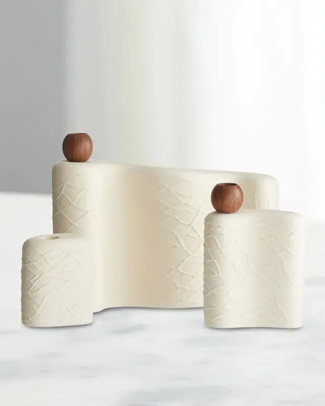 Arteriors Hesner Candleholders, Set of 3