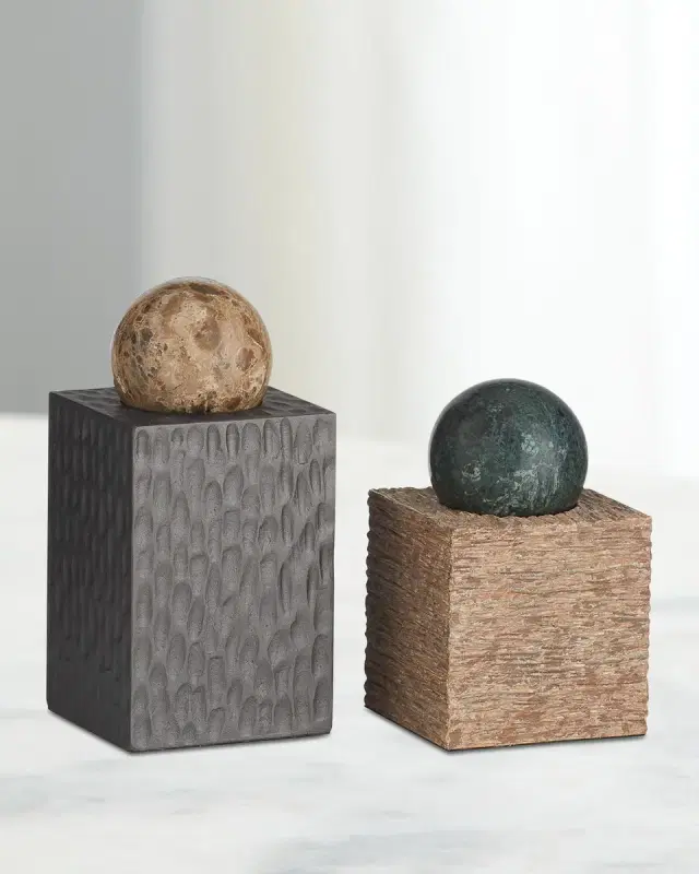 Arteriors Greenville Sculptures, Set of 2