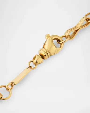 AZLEE Large Motif Double Link Chain, 20"L | Thumbnail 3