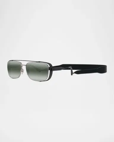 Vuarnet Men's Arctic 02 Titanium Aviator Sunglasses | Thumbnail 6