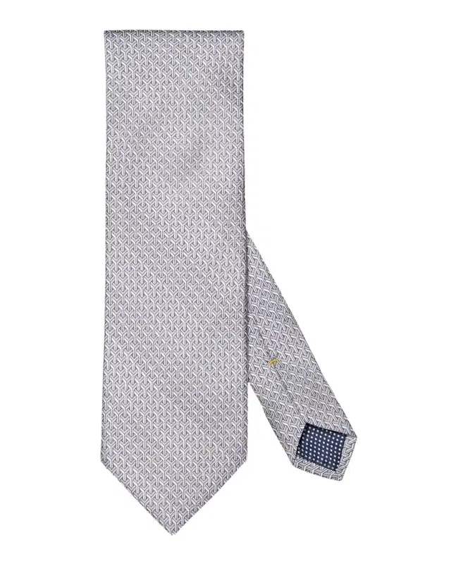 Eton Men 's Geometric Silk Tie