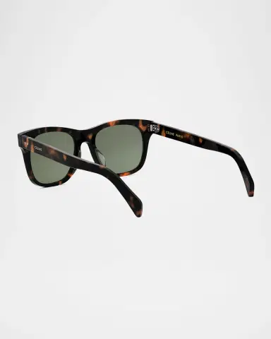 Celine Men's Thin Acetate Square Sunglasses | Thumbnail 2 Celine Men's Thin Acetate Square Sunglasses | Thumbnail 2