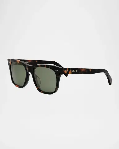 Celine Men's Thin Acetate Square Sunglasses | Thumbnail 3 Celine Men's Thin Acetate Square Sunglasses | Thumbnail 3