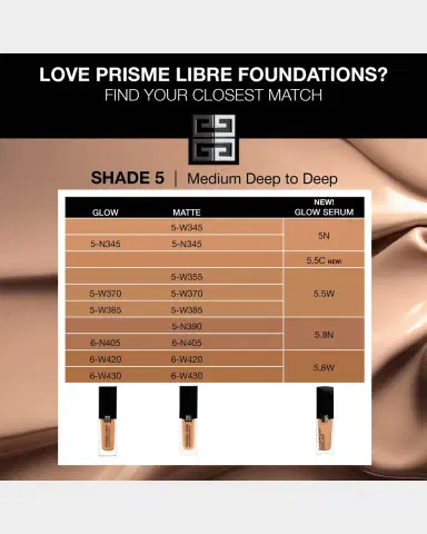 Givenchy Prisme Libre Glow Serum Blurring & Hydrating Foundation | Thumbnail 10