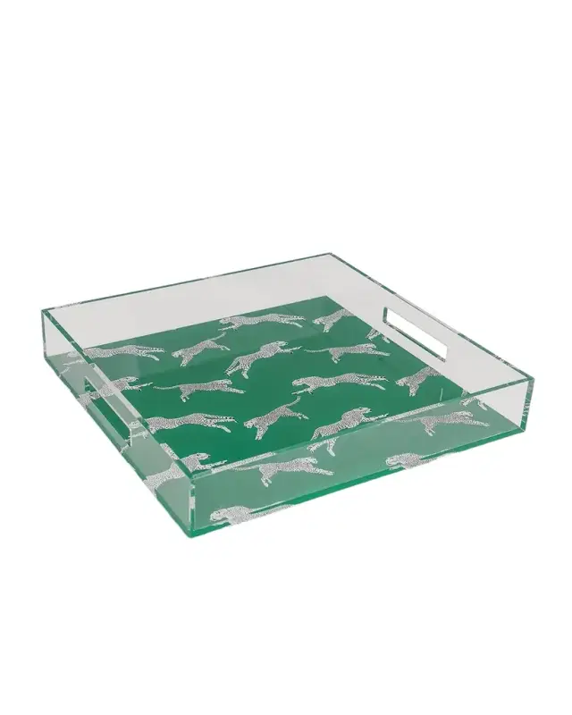 Port 68 Leaping Cheetah Acrylic Tray