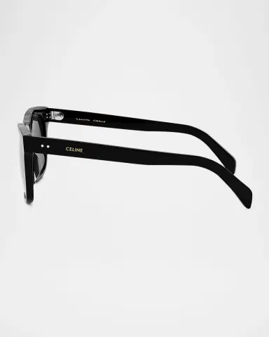 Celine Men's Thin Acetate Square Sunglasses | Thumbnail 4 Celine Men's Thin Acetate Square Sunglasses | Thumbnail 4