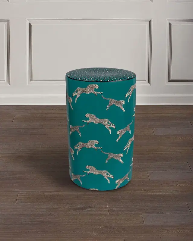 Port 68 Leaping Cheetah 20" Garden Stool