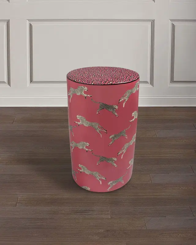 Port 68 Leaping Cheetah 20" Garden Stool