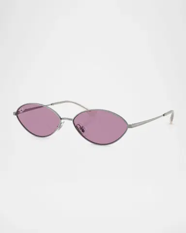 Ray-Ban RB3757 Oval Metal Sunglasses | Thumbnail 3