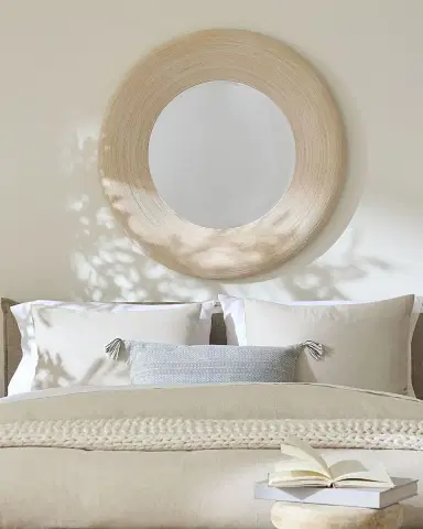 Jamie Young Paddock Wall Mirror, 39" Round | Thumbnail 2