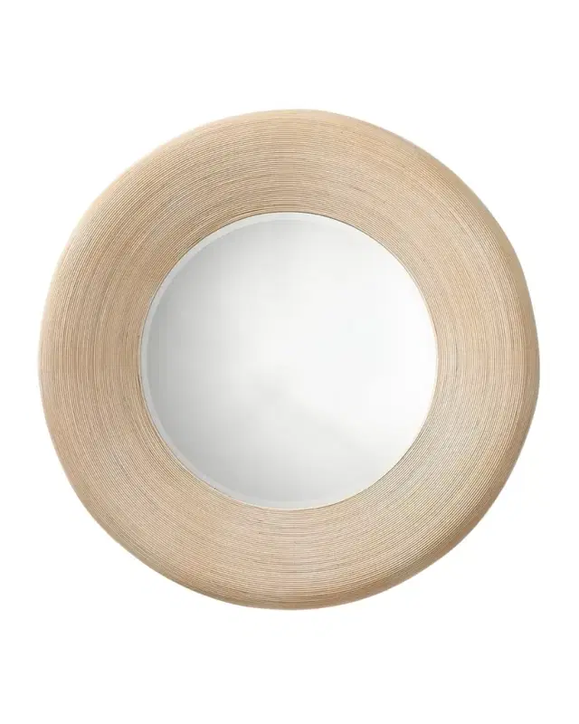 Jamie Young Paddock Wall Mirror, 39" Round