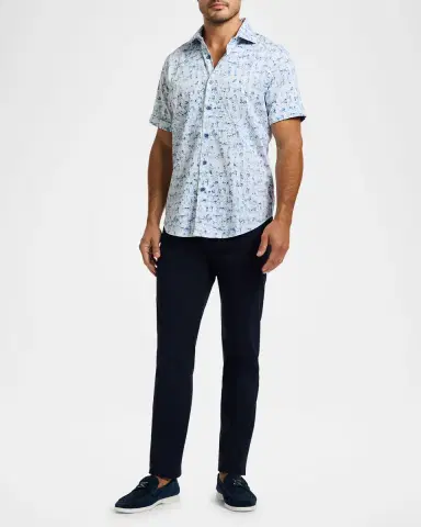 Robert Graham Men's Makemo Short-Sleeve Shirt | Thumbnail 2